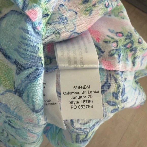 Lilly Pulitzer Disney Parks Collection Dress in Blue and Pink NWOT - Picture 4 of 5